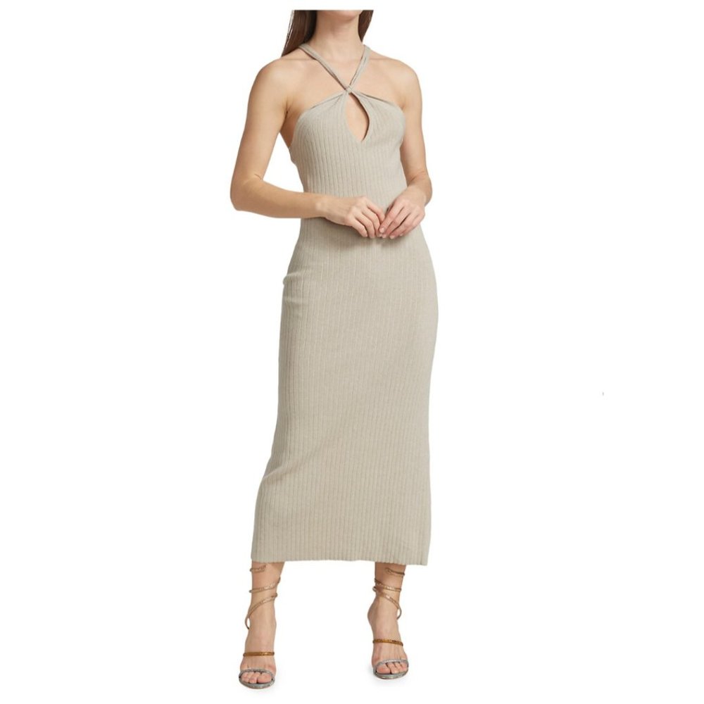 NEW $258 Bailey 44 Rylan Halter Sweater Dress, Size: Small - Picture 4 of 14